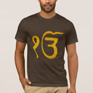 heliga ek-onkar gurdwara religiösa symbol sikh t shirt