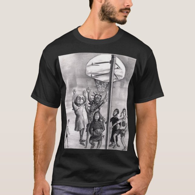 Heliga ett. Religiösa, Andlig, stammar och murbruk T Shirt (Framsida)
