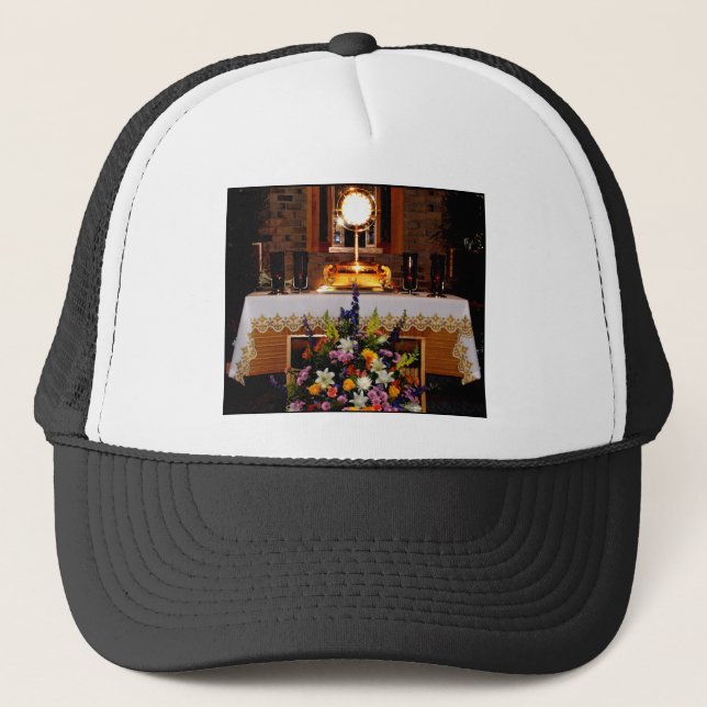 Heliga Eucharist Heliga Communion Keps (Framsida)