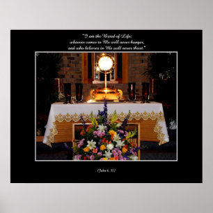 Heliga Eucharist Heliga Communion Poster