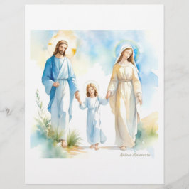 Heliga-familjen Brevhuvud