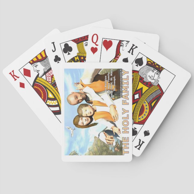 Heliga-familjen Casinokort (Baksidan)