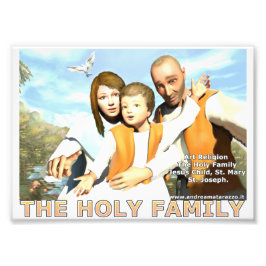 Heliga-familjen Fototryck