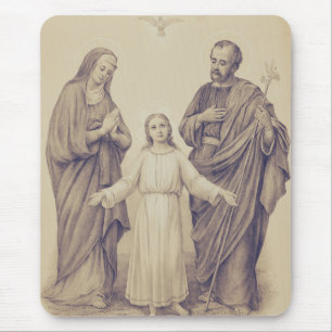 Heliga familjen Jesus, jungfru Maria och Josef Musmatta