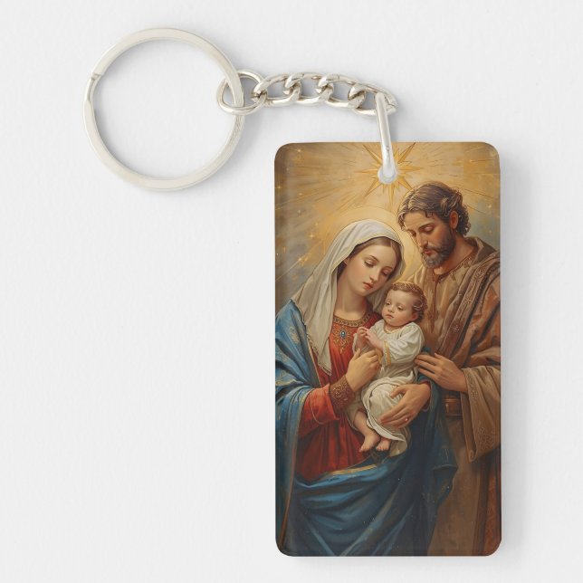 Heliga Familjen Jul Nyckelring (Framsidan)