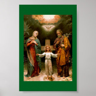 Heliga familjen-kort poster
