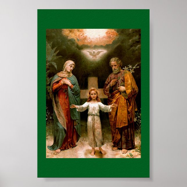 Heliga familjen-kort poster (Framsidan)