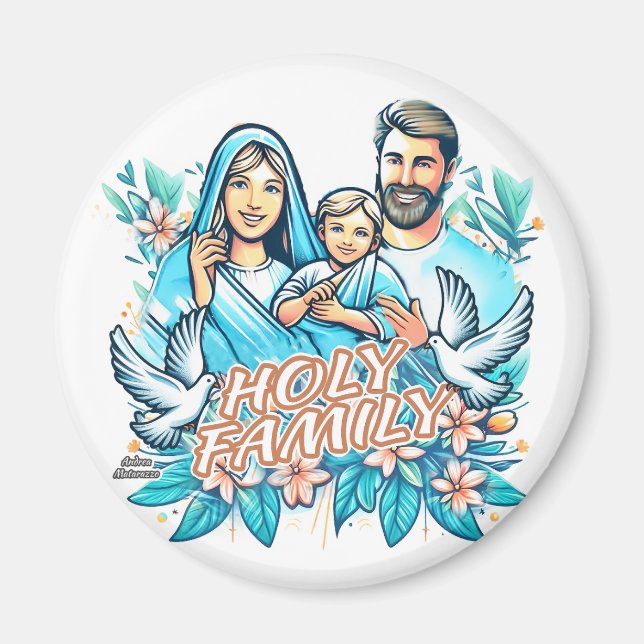Heliga-familjen Magnet (Framsidan)