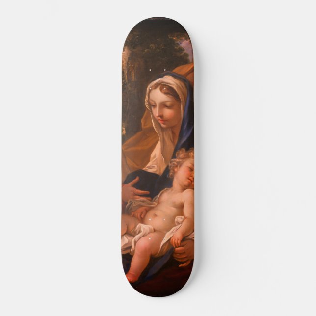 Heliga-familjen Mini Skateboard Bräda 18,5 Cm (Framsida)