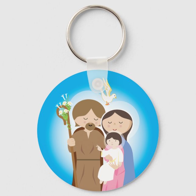 Heliga-familjen Nyckelring (Framsida)