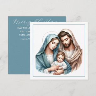Heliga familjen – öm nativitets scen