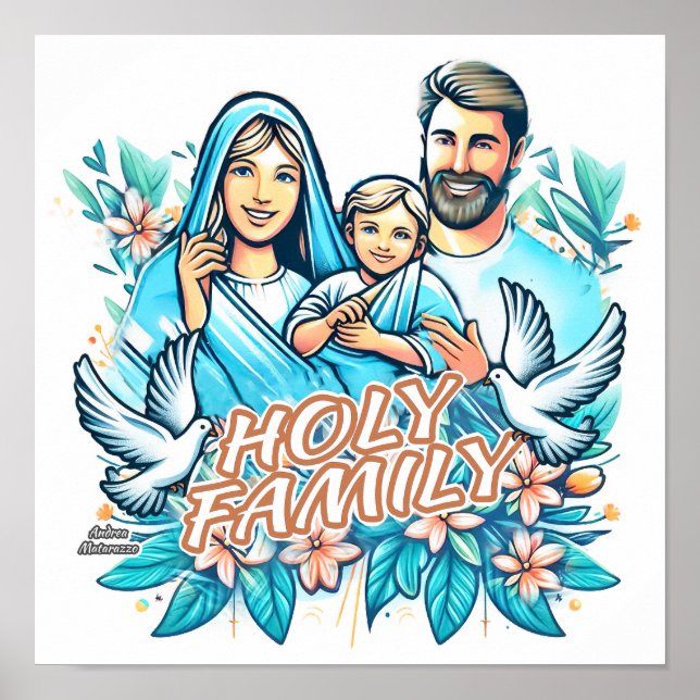 Heliga-familjen Poster (Framsidan)