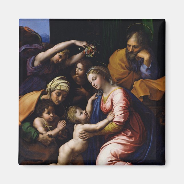 Heliga Family, 1518 Magnet (Framsidan)