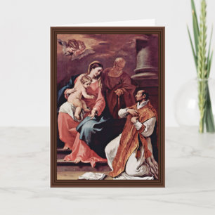 Heliga Family and St Ignatius of Loyola by Ricci S Kort
