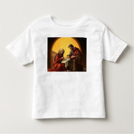 Heliga Family Baby Jesus Mary och Joseph Småbarn T Shirt