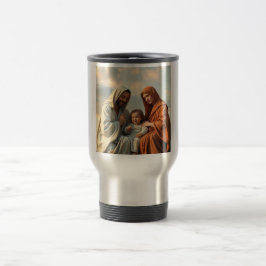 Heliga Family Jesus Mary och Joseph Steel Resemugg