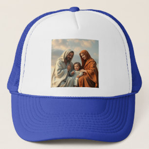Heliga Family, Jesus, Mary och Joseph Truckerkeps