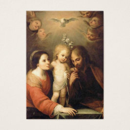 Heliga Family Prayer Jesus Mary St. Joseph Heliga  Visitkort