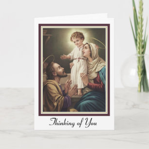 Heliga Family St. Joseph, Mary, Jesus Kort