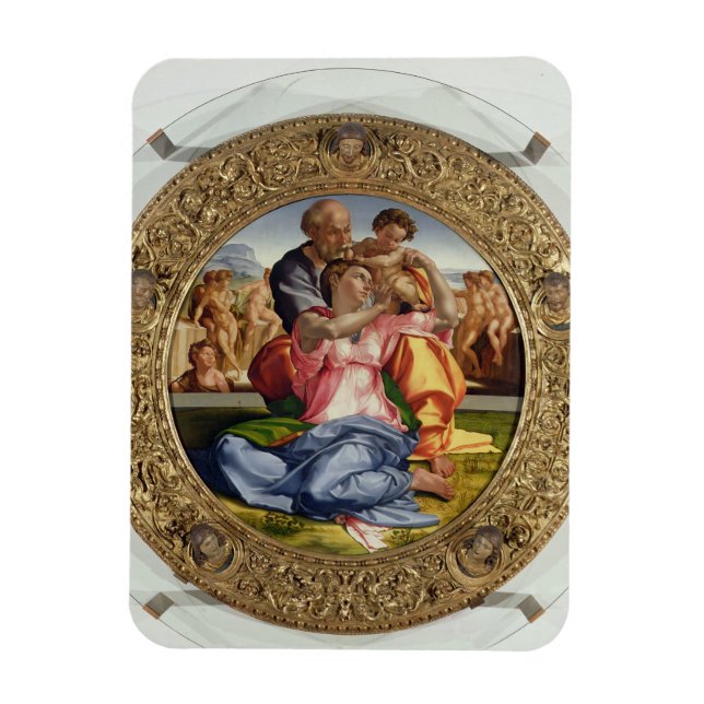 Heliga Family with St. John (Doni Tondo), 1504-05  Magnet (Vertikal)