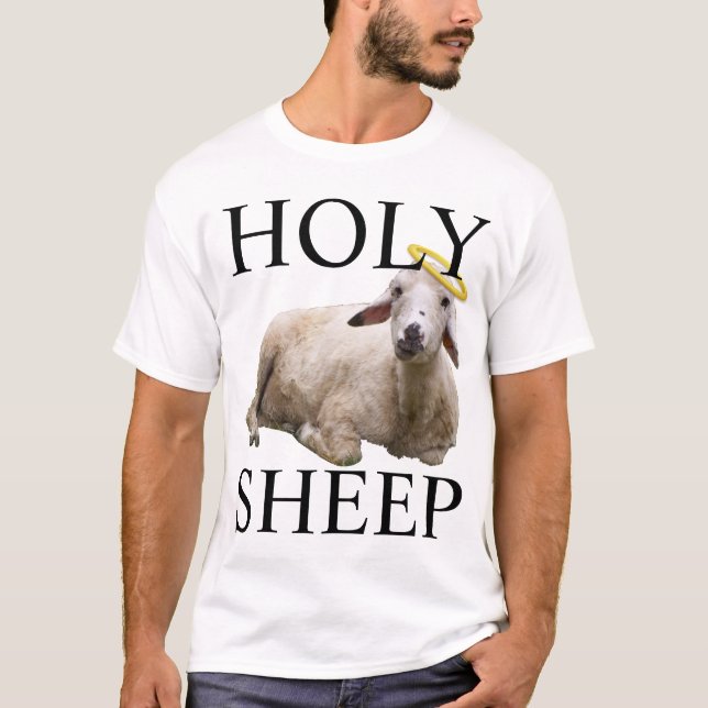 heliga får tee shirt (Framsida)