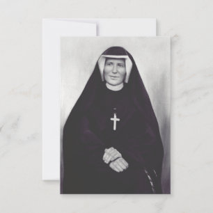 Heliga Faustina Kowalska Heliga Kortet för Den Gud Tack Kort