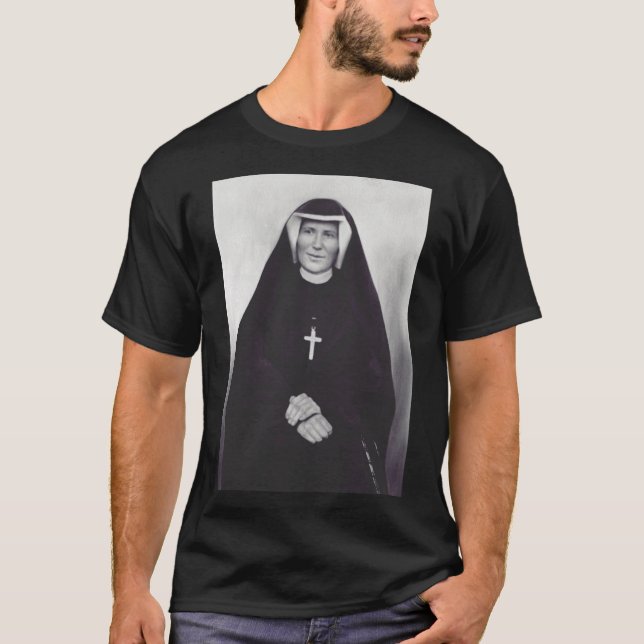 Heliga Faustina Kowalska T Shirt (Framsida)