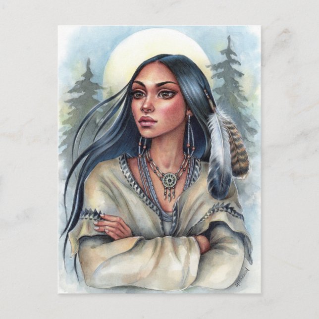 Heliga Fjädrar Postkort Vykort (Framsida)