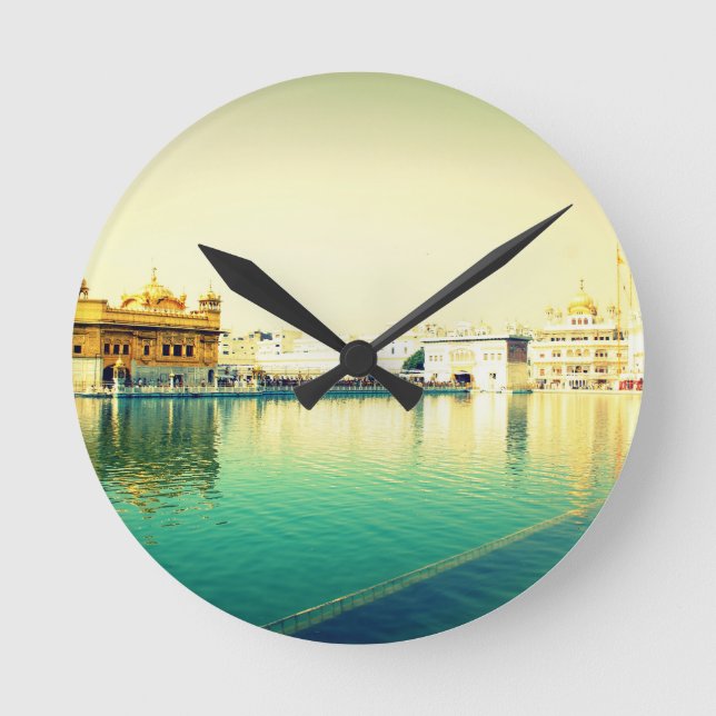 HELIGA GOLDEN TEMPLE AMRISTAR PUNJAB RUND KLOCKA (Framsida)
