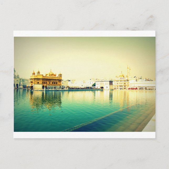 HELIGA GOLDEN TEMPLE AMRISTAR PUNJAB VYKORT (Framsida)