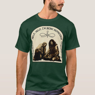 Heliga Graal Peasant som undertrycks T Shirt