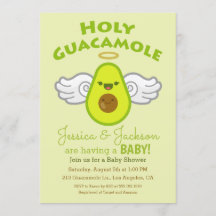 Heliga Guacamole Avocado Baby Shower
