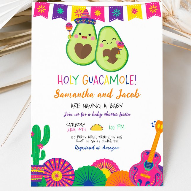 Heliga Guacamole Barnkalas Inbjudningar (Skapare uppladdad)