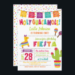 Heliga Guacamole Birthday Fiesta Inbjudan - Kid W<br><div class="desc">Perfektens inbjudan att fira Speciellare födelsedagen!</div>