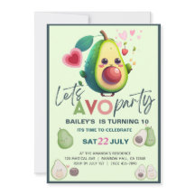Heliga Guacamole Cute Avocado Birthday Fiesta part