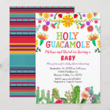Heliga Guacamole Fiesta Baby Shower med kaktus