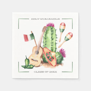 Heliga Guacamole Fiesta Studentfest Pappersservett