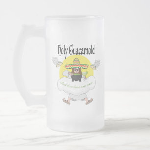 Heliga Guacamole Frosted Glass Beer Mugg