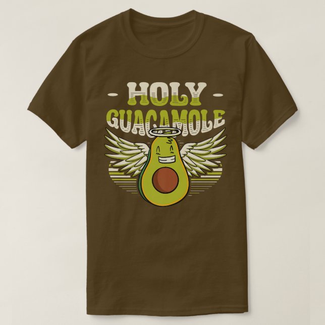 Heliga Guacamole Funny Avocado T Shirt (Design framsida)