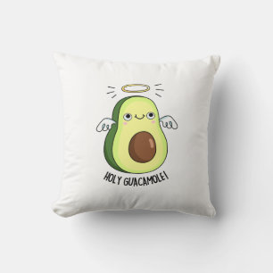 Heliga Guacamole Funny Goody Avocado Pun Kudde
