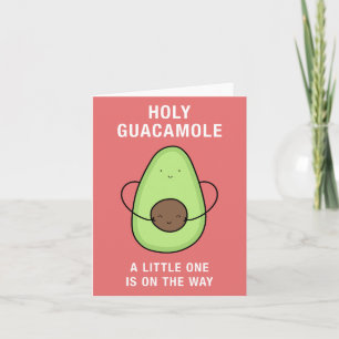 Heliga Guacamole Gravid Baby på vägen Kort