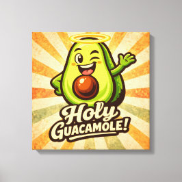 Heliga Guacamole - Guac Pack - Matvänner Canvastryck
