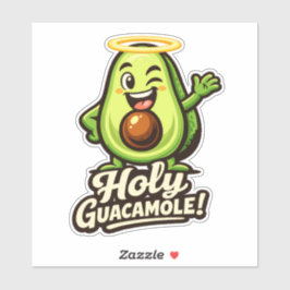 Heliga Guacamole - Guac Pack - Matvänner Klistermärken
