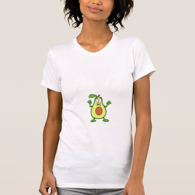 Heliga Guacamole I är 60 Tecknader Avocado (PÅ MÖR Tee Shirt (Framsida)
