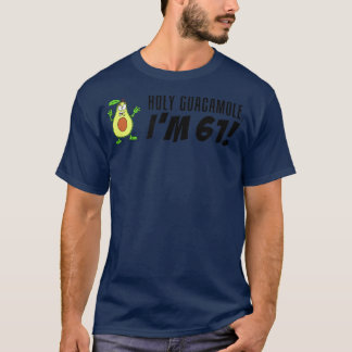 Heliga Guacamole I är 61 Tecknader Avocado Veggie T Shirt