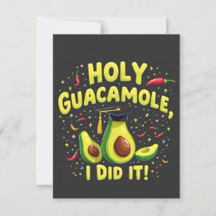 Heliga Guacamole I gjorde det Studenten Cinco De M Anteckningskort
