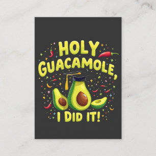 Heliga Guacamole I gjorde det Studenten Cinco De M Visitkort