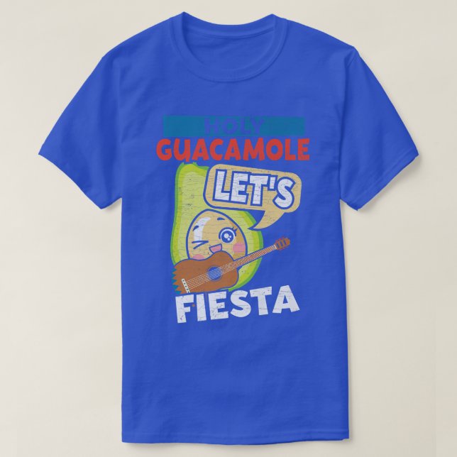 Heliga Guacamole Lets Fiesta Cinco De Mayo T Shirt (Design framsida)