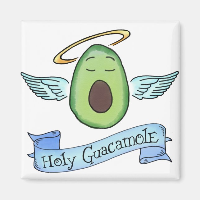 Heliga Guacamole Magnet (Framsidan)