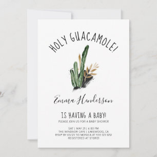 Heliga Guacamole Mexican Modern Baby Shower